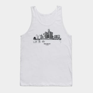 Detroit - Michigan Tank Top